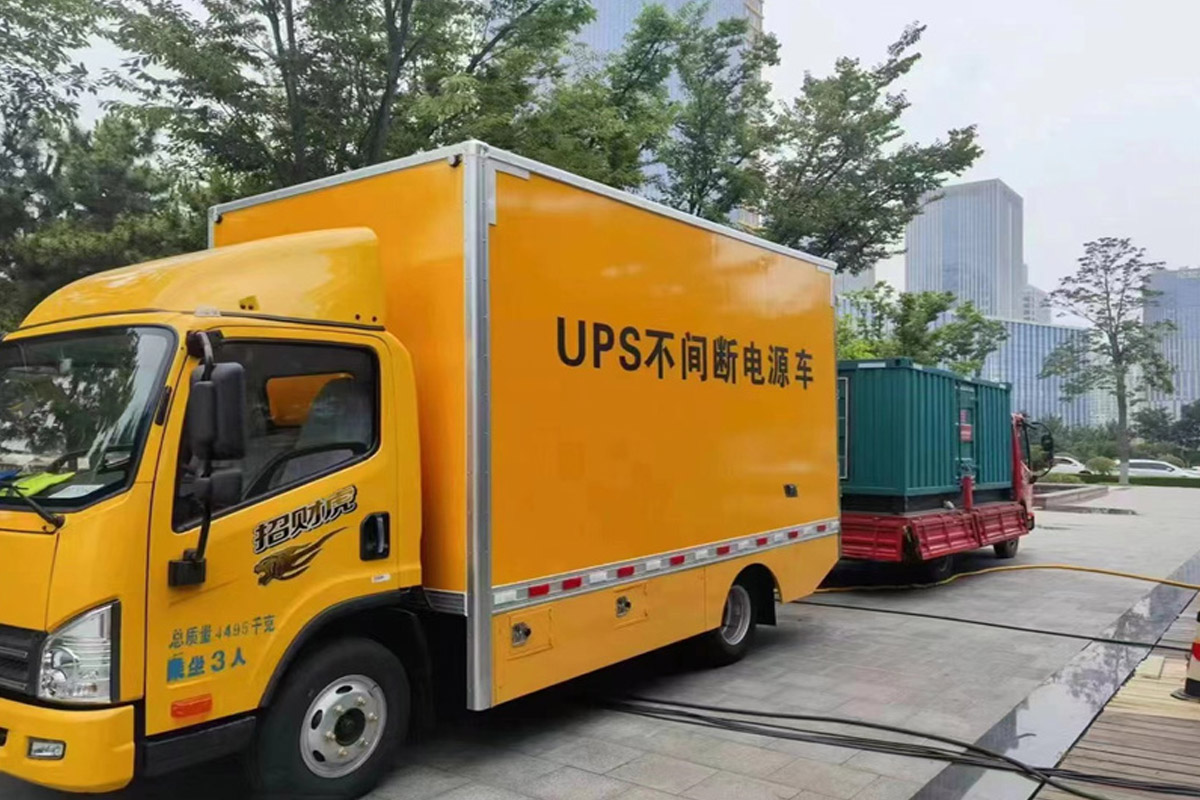 鄄城发电机租赁施工现场